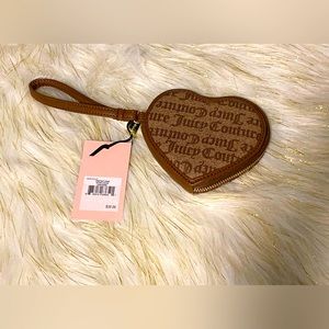Juicy Couture Chestnut Chino Gothic Status Coin Purse NWT